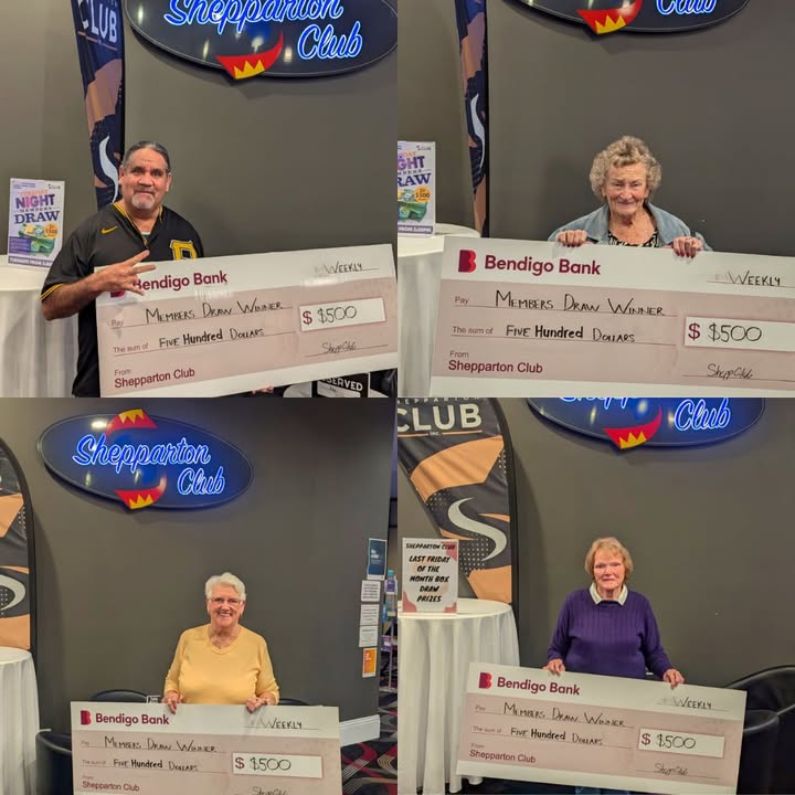 Featured image for “WINNERS ARE GRINNERS at our Tuesday Members Draw!”