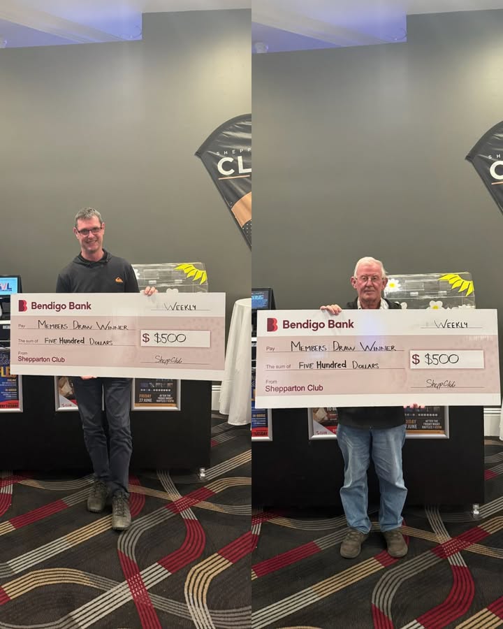 Featured image for “Grab a Grand Winners: Stephen Boyle & Ian Miller Score $500 Each at Shepparton Club”