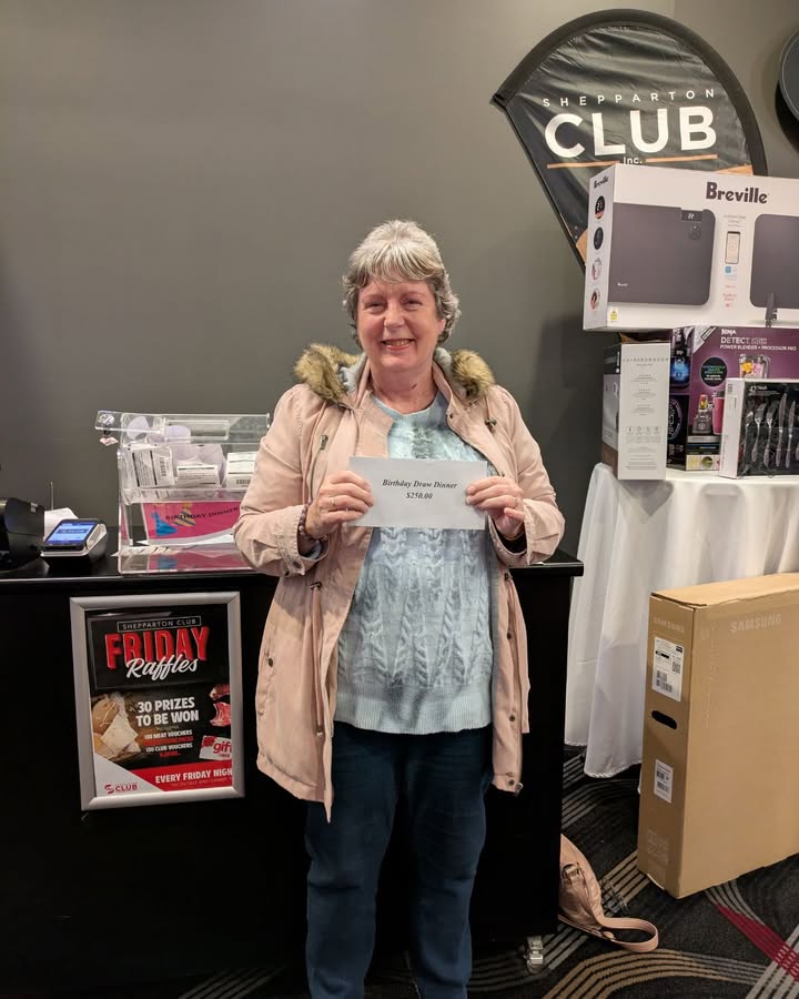 Featured image for “Members Birthday Bonanza Winners Celebrated at Shepparton Club”