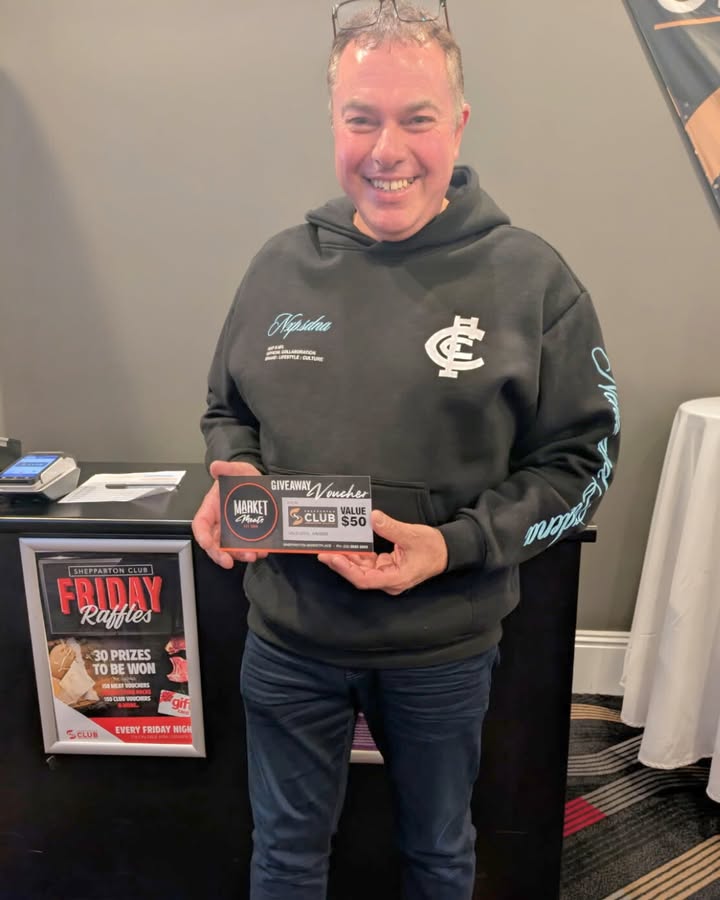 Featured image for “Congratulations Benny Sorbello: Winner of Market Meats Voucher at Shepparton Club”