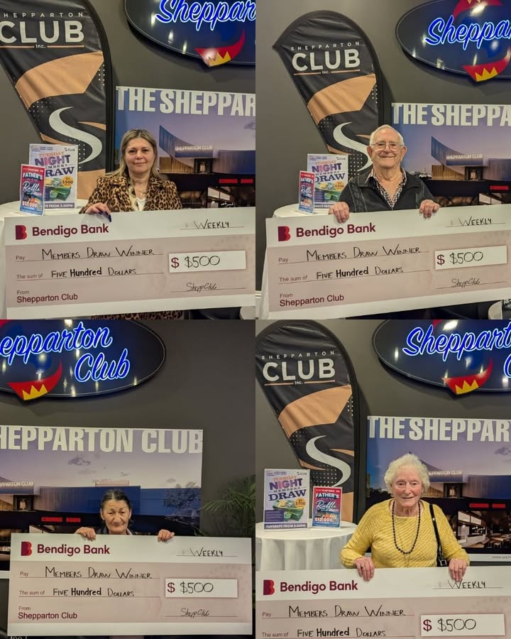 Featured image for “Grab a Grand Winners Celebrate at Club Shepparton”