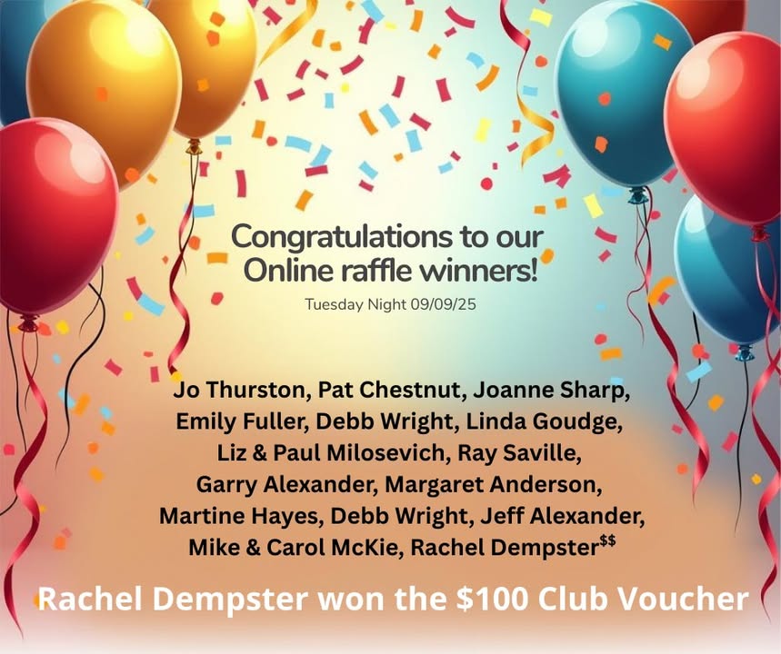 Featured image for “Winners Announced: Celebrating Success at Shepparton Club’s Online Raffle Night”