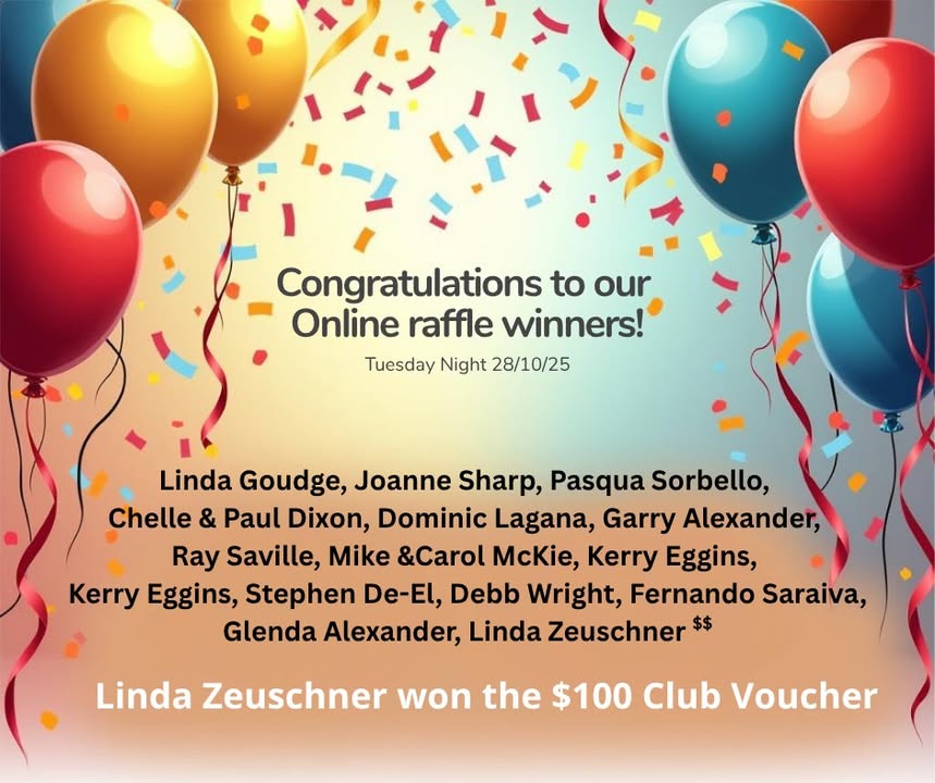 Featured image for “Online Raffle Winners at Shepparton Club: Exciting Prizes and Congratulations”