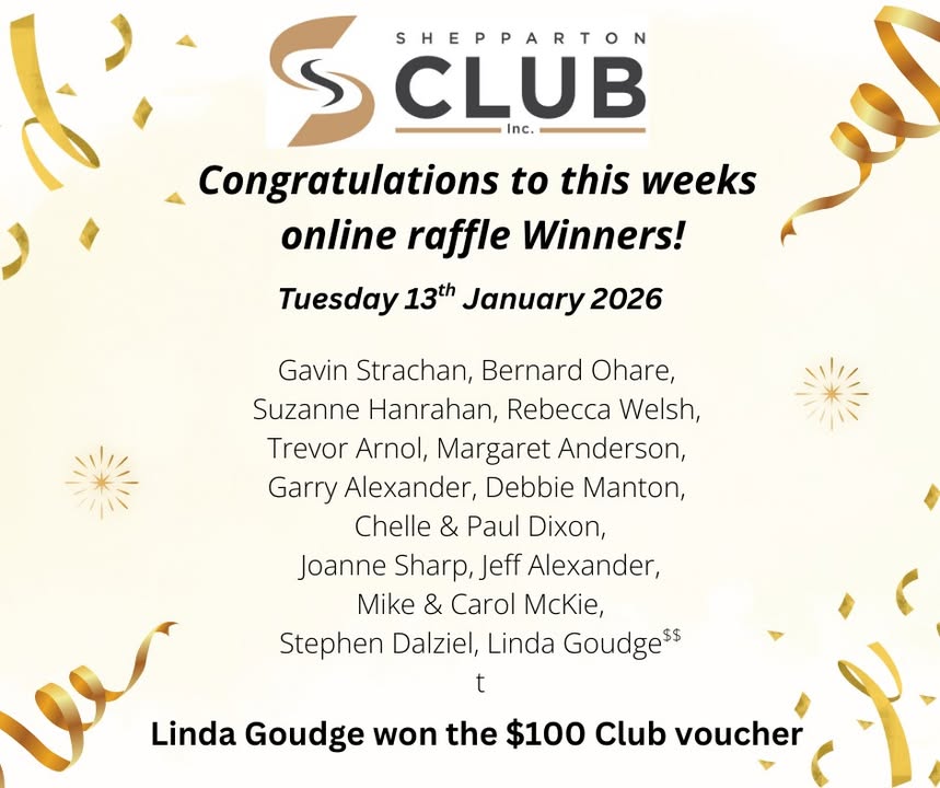 Featured image for “Congratulations to Our Online Raffle Winners”