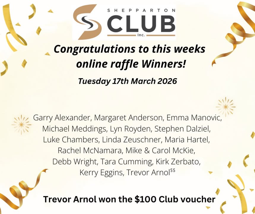 Featured image for “Congratulations to Our Online Raffle Winners”