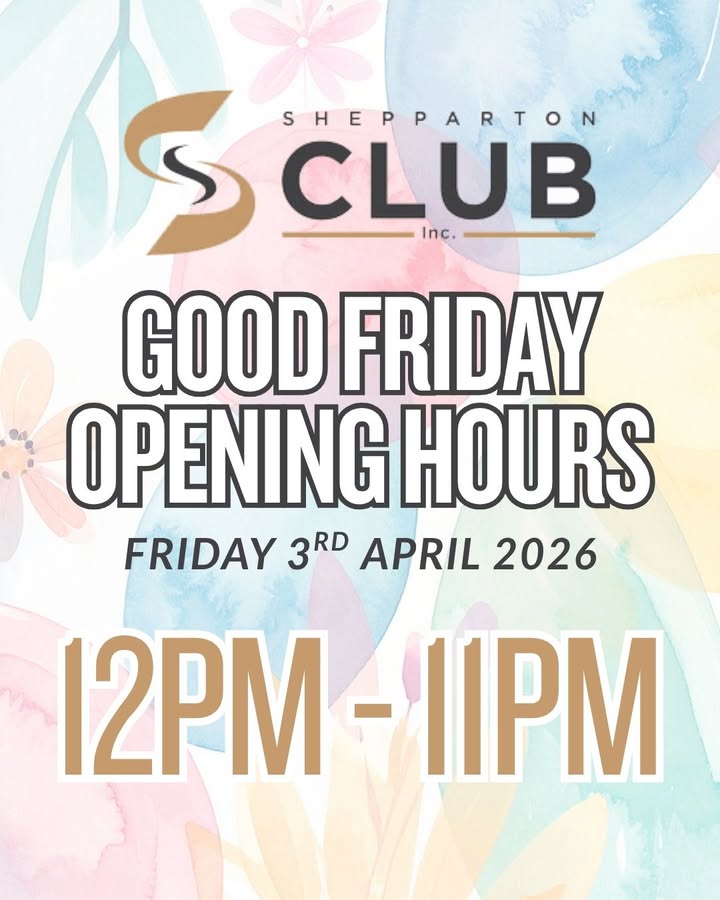 Featured image for “Good Friday and Easter at Shepparton Club”