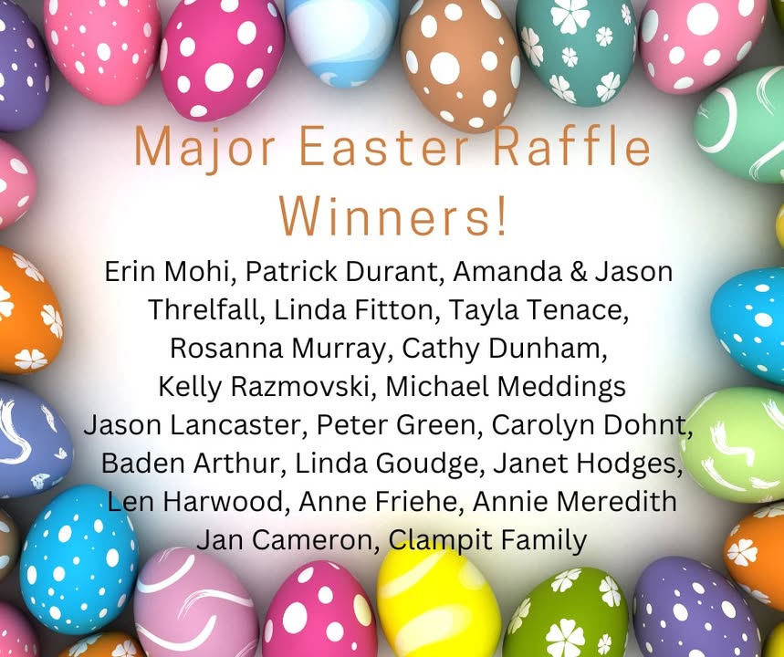Featured image for “Major Easter Raffle Winners at Shepparton Club”
