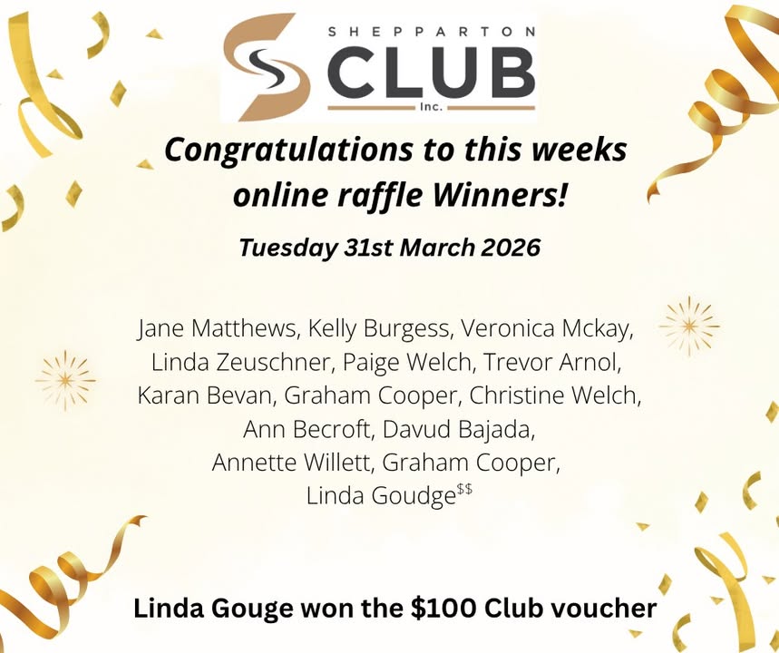 Featured image for “Congratulations to Our Online Raffle Winners”