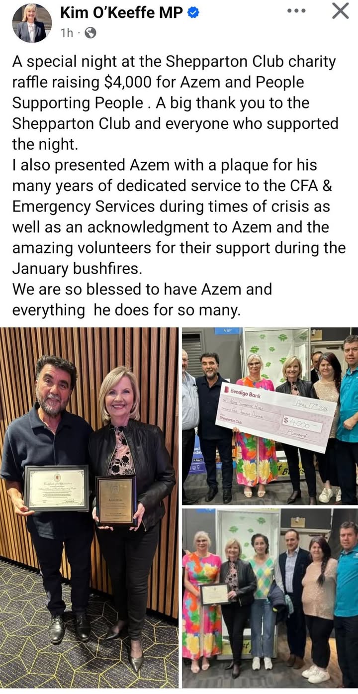 Featured image for “Shepparton Club Raises $4,000 for People Supporting People”