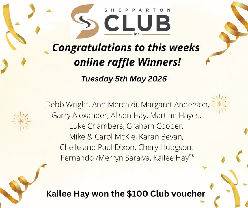 Featured image for “Congratulations to Our Online Raffle Winners”