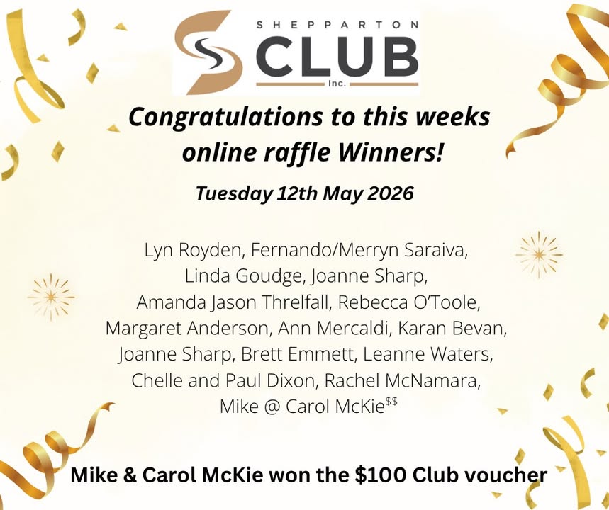 Featured image for “Congratulations to Our Online Raffle Winners”