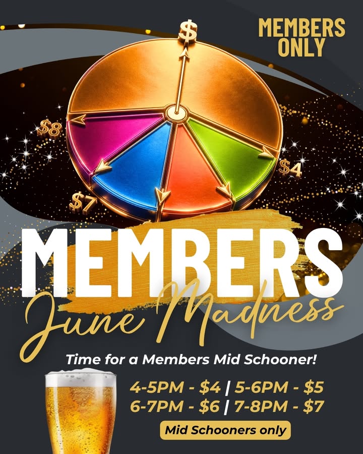 Featured image for “Members June Madness: Mid Schooner Happy Hour at Shepparton Club”
