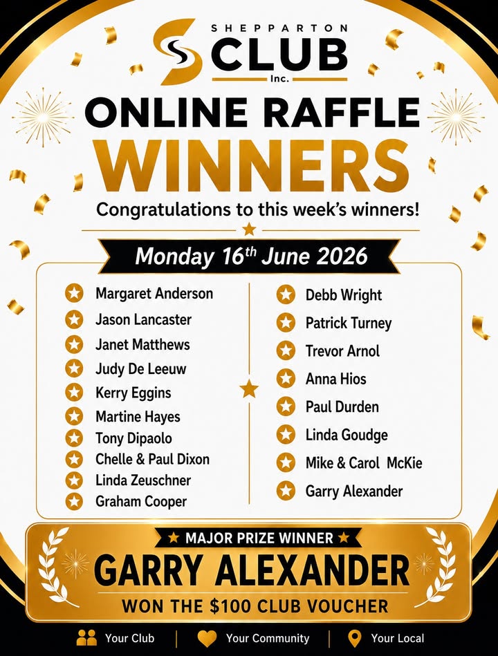 Featured image for “Congratulations to Our Online Raffle Winners”