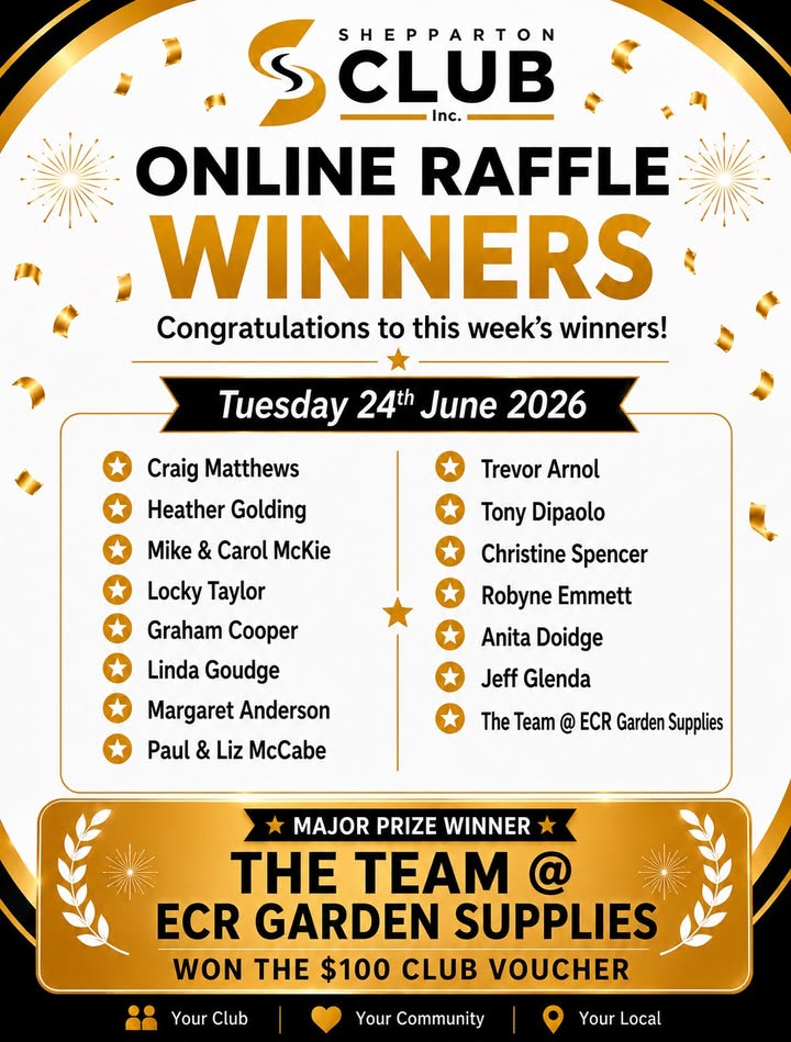 Featured image for “Congratulations to Our Online Raffle Winners”