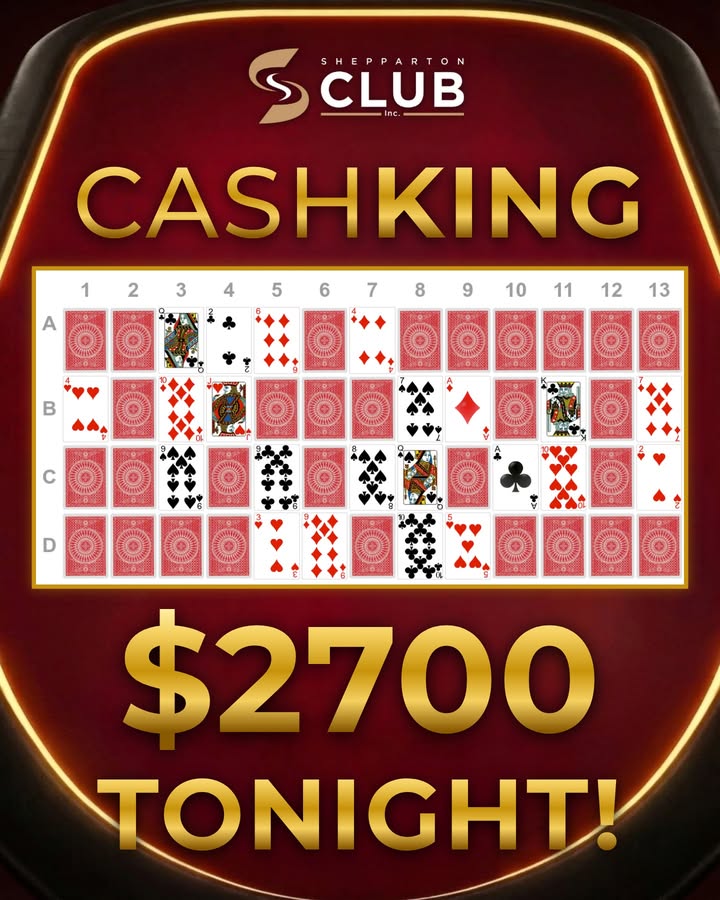 Featured image for “CashKing Jackpot Hits $2,700 at Shepparton Club”