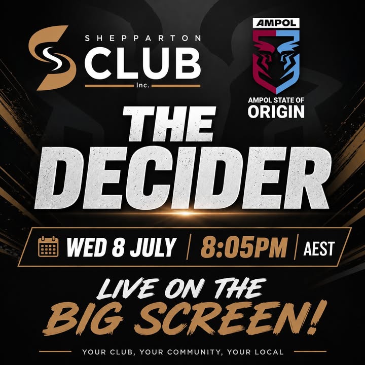 Featured image for “Watch State of Origin The Decider Live at Shepparton Club”
