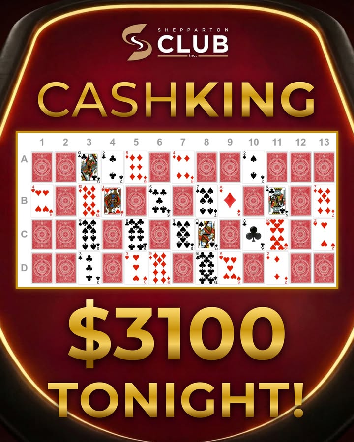 Featured image for “CashKing Jackpot Hits $3,100 at Shepparton Club”