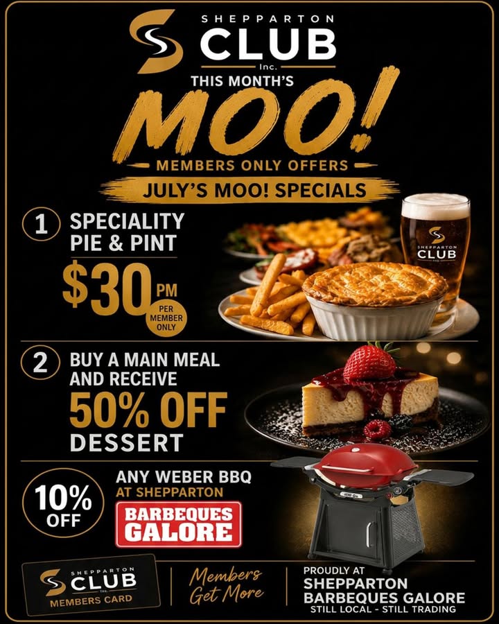 Featured image for “Exclusive Member Offers at Shepparton Club This July”