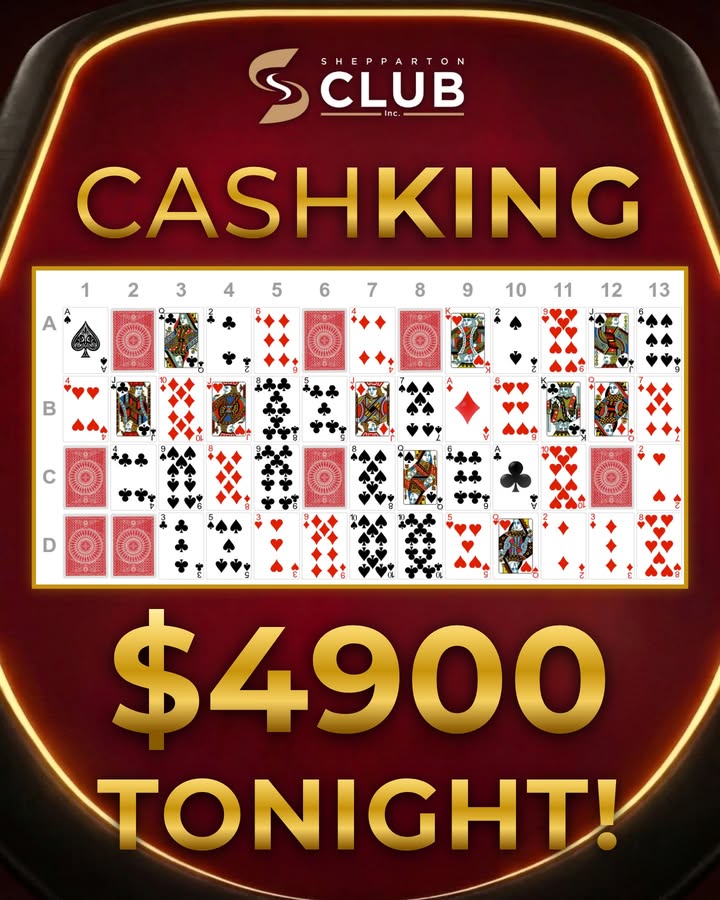Featured image for “CashKing Jackpot Hits $4,900 at Shepparton Club”