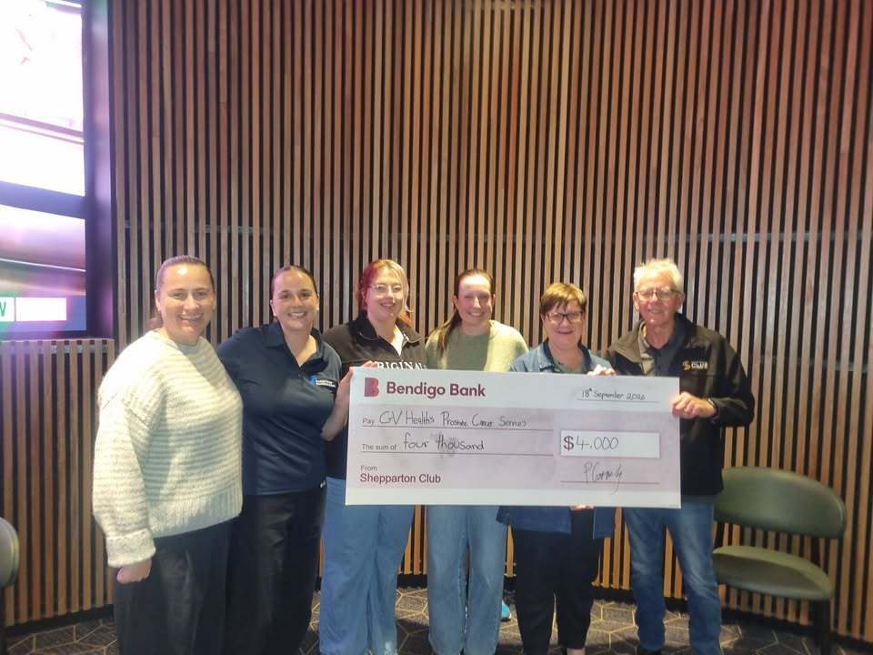 Featured image for “Shepparton Club Donates $4000 to GV Health Prostate Services”